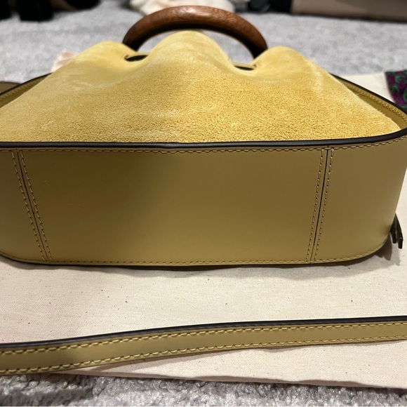 Tory Burch Miller Suede Cinch Bag - Picture 5 of 6